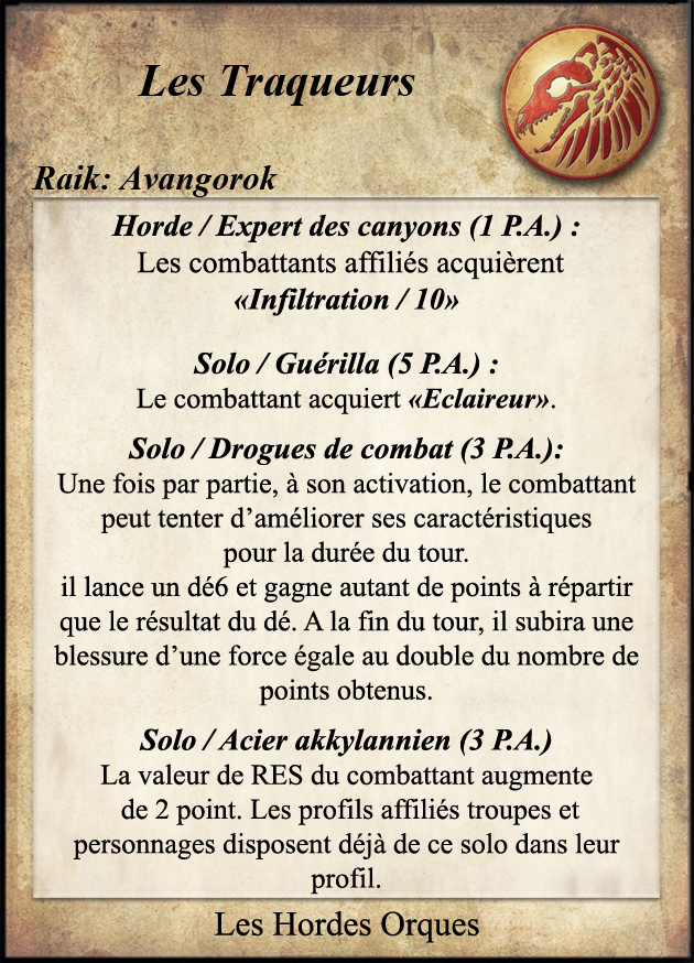 Traqueurs de Bran-Ô-Kor